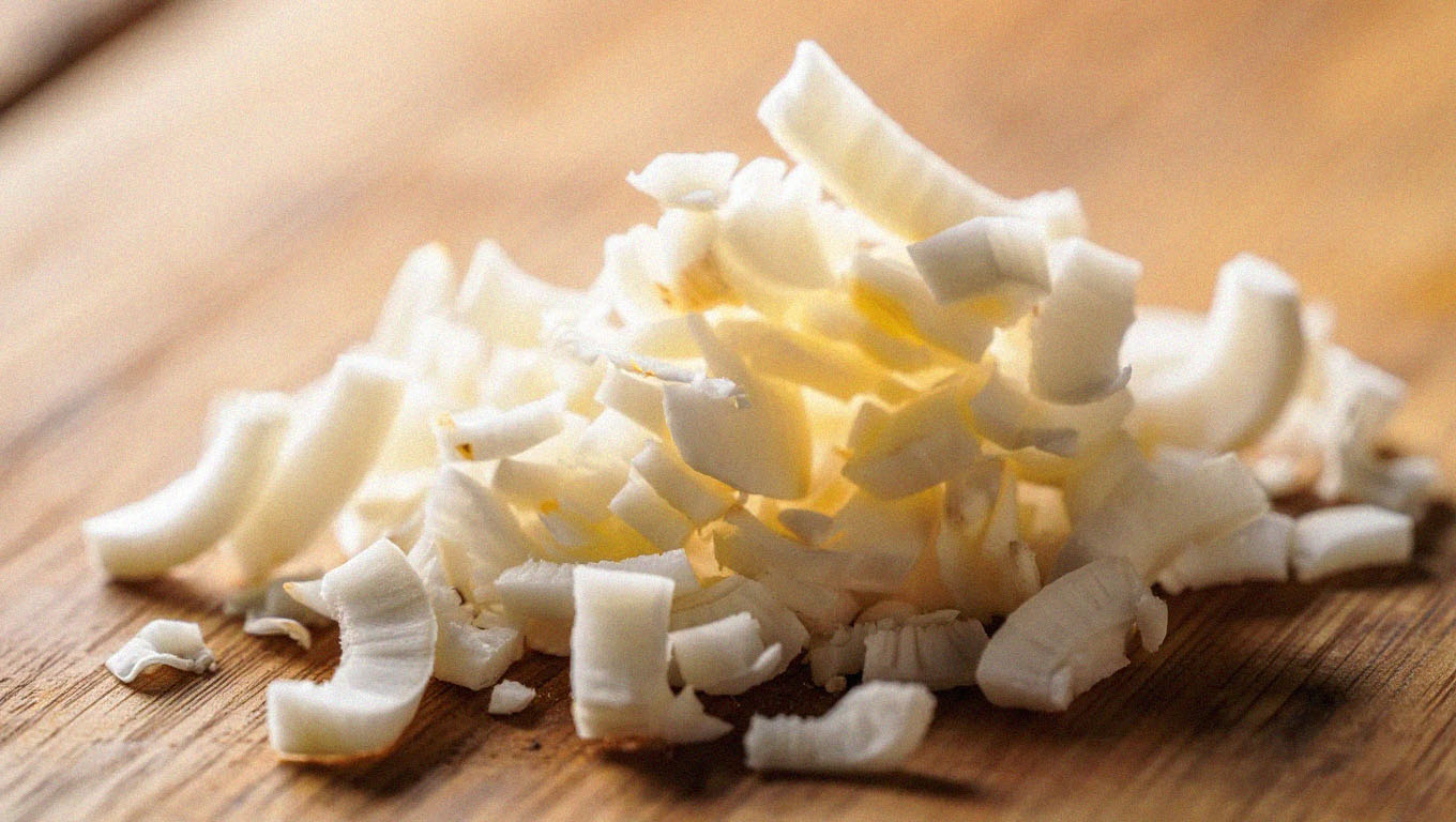 coconut shavings